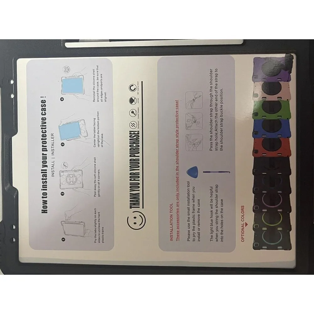 Miesherk iPad Tablet With Strap‎ 91/2 W X 12